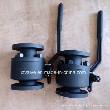 Forged Steel A105 Reduced Bore Flange Connection End Ball Valve